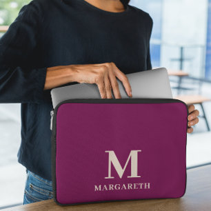 Housse Pour Ordinateur Portable Élégant Manche pour ordinateur portable Monogram R