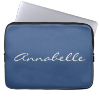 Elegant Marine Bleu manuscrit Nom de script person