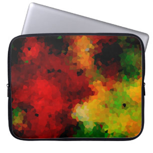 Housse Pour Ordinateur Portable Élégant, motif en mosaïque, multicolore, abstrait