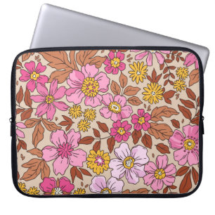 Housse Pour Ordinateur Portable Elégant motif floral dans de petites fleurs dessin