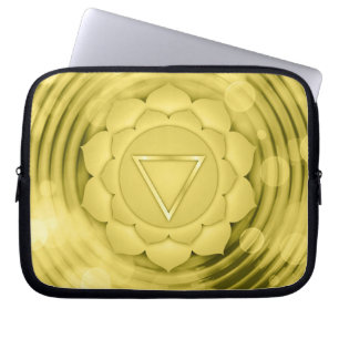 Housse Pour Ordinateur Portable Elégant or Chakra Zen Yoga méditation spirituelle