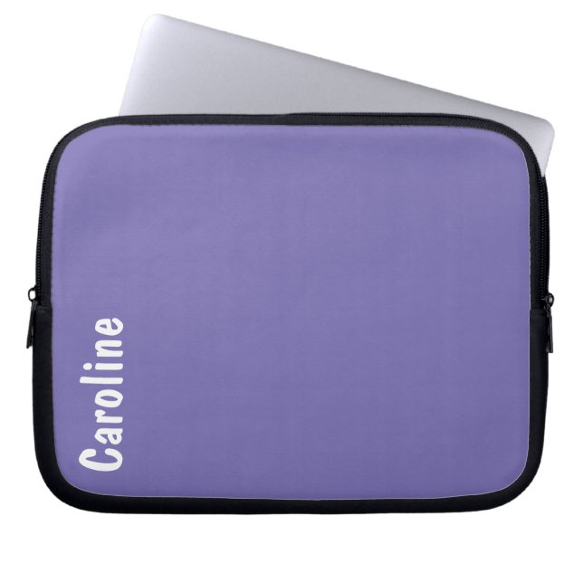 Housse Pour Ordinateur Portable Élégant script de signature Monogramme (Devant)