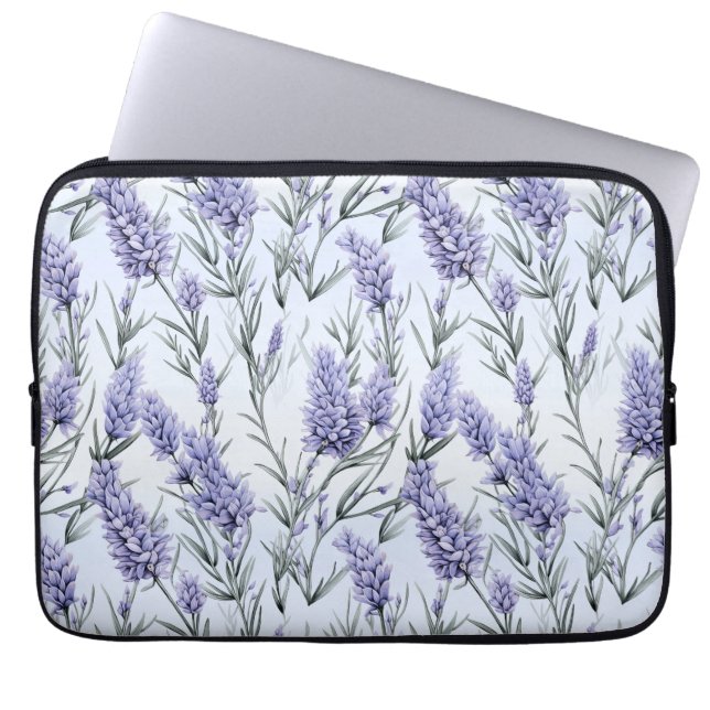 Housse Pour Ordinateur Portable Élégante Lavande violette (Devant)
