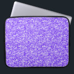 Housse Pour Ordinateur Portable Elégante Parties scintillant pourpre et étincelles<br><div class="desc">Parties scintillant violette élégante et motif de texture pétillante. Disponible sur d'autres produits.</div>