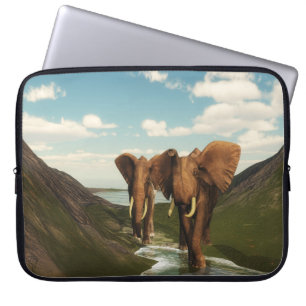 Housse Pour Ordinateur Portable Eléphant