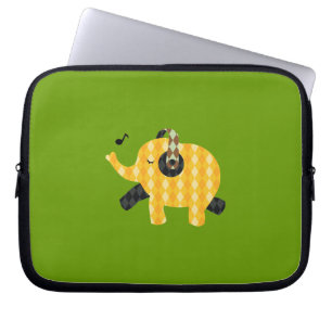 Housse Pour Ordinateur Portable Éléphant de chant
