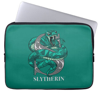 Housse Pour Ordinateur Portable Emblème hachuré SLYTHERIN™