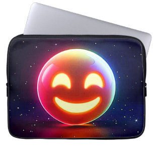 Housse Pour Ordinateur Portable Emoji Orb Joyeux