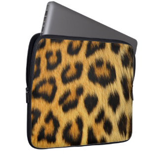 Housse Pour Ordinateur Portable Empreinte de léopard