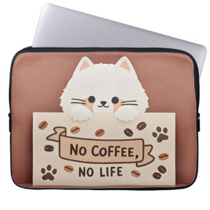 Housse Pour Ordinateur Portable Empreintes de pattes de chat minuscules mignons et