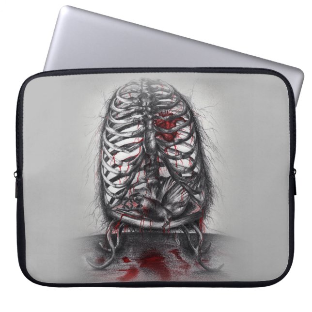 Housse pour ordinateur portable Empty Cage Anatomy (Devant)