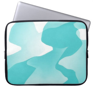 Housse pour ordinateur portable en art abstrait bl