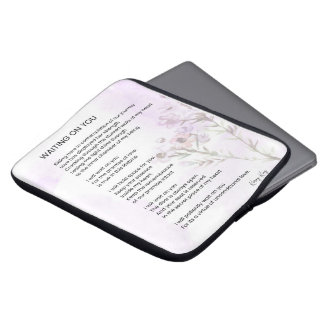 Housse Pour Ordinateur Portable En Attendant Sur Vous Aimez Poème Poème Poésie