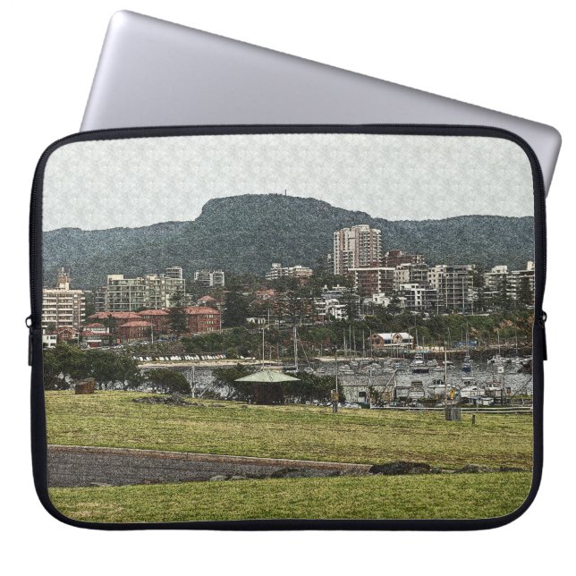 Housse pour ordinateur portable en néoprène 15" (Devant)