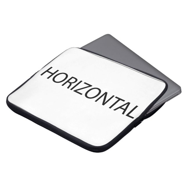 Housse pour ordinateur portable en néoprène 15 pou (Devant haut)