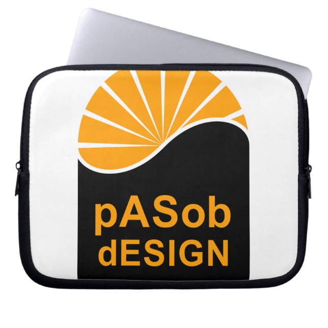 Housse pour ordinateur portable en néoprène 25 cm (Devant)