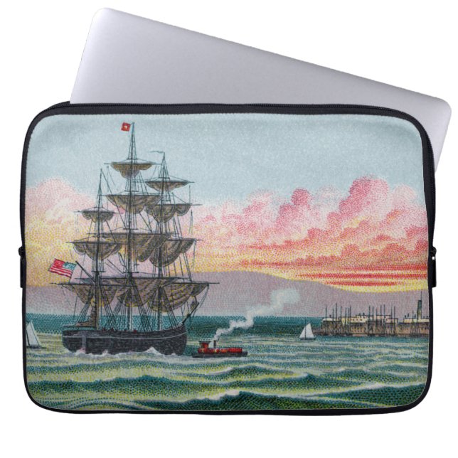 Housse pour ordinateur portable en néoprène de Mar (Devant)