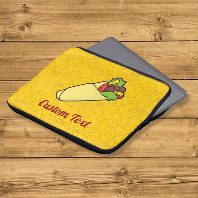 Housse pour ordinateur portable en wrap de sandwic (Créateur téléchargé)