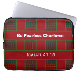 Housse Pour Ordinateur Portable Encouragement pour adolescents chrétiens Nom perso