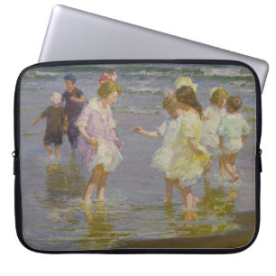 Housse Pour Ordinateur Portable Enfants marchant sur la plage (par E.H. Potthast)