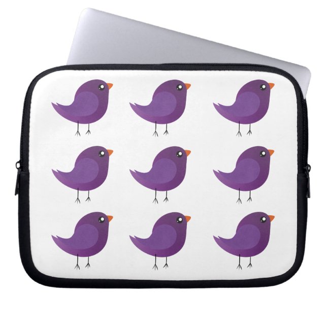 Housse Pour Ordinateur Portable Enfants mignonette birdy (Devant)