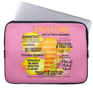 Housse Pour Ordinateur Portable Enneagram Type 1 - Je Suis Le Réformateur