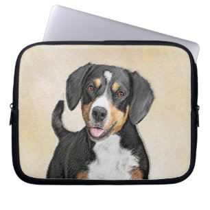 Housse Pour Ordinateur Portable Entlebucher Mountain Dog Peinture - Art original