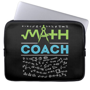 Housse Pour Ordinateur Portable Entraîneur de mathématiques Tuteur de mathématique