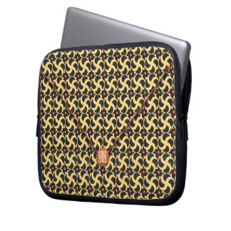 Housse Pour Ordinateur Portable Enveloppe en cage dorée