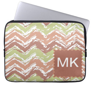 Housse Pour Ordinateur Portable Épice de scribble Chevron ZigZag