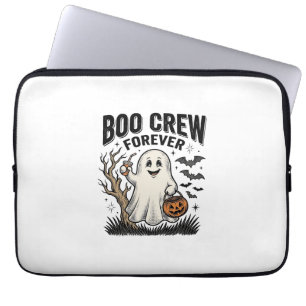Housse Pour Ordinateur Portable Équipage Boo pour toujours Chemise Halloween fantô