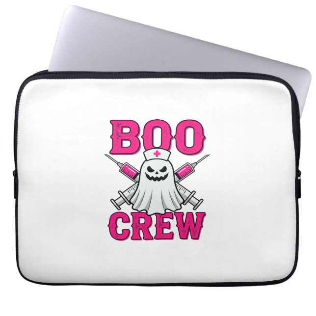 Housse Pour Ordinateur Portable Équipage fantôme infirmière Halloween (Devant)