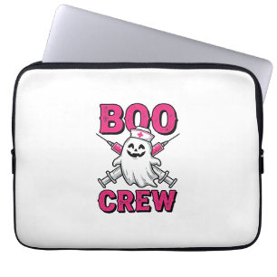 Housse Pour Ordinateur Portable Équipe Bouh Infirmière Fantôme Halloween Conceptio