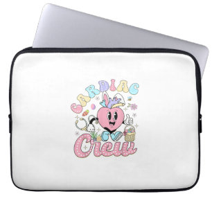 Housse Pour Ordinateur Portable Équipe cardiaque drôle de jour de Pâques CVICU Inf