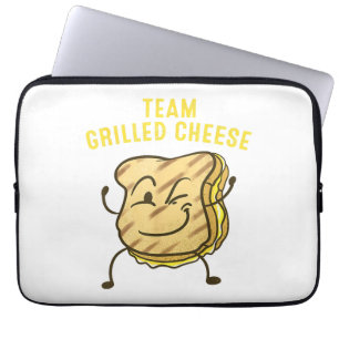Housse Pour Ordinateur Portable Équipe cool Fromage Grillé Cadeau Drôle Squad Toas