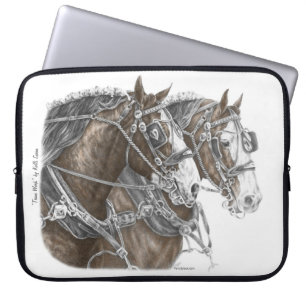 Housse Pour Ordinateur Portable Équipe cycliste Clydesdale