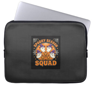 Housse Pour Ordinateur Portable Équipe de la saison effrayante d'Halloween avec de