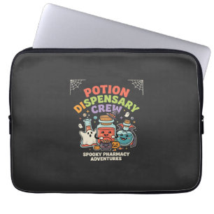 Housse Pour Ordinateur Portable Équipe de potion de pharmacie Halloween