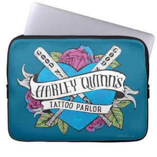 Housse Pour Ordinateur Portable Équipe de suicide Harley Quinn's Tattoo Parlor H