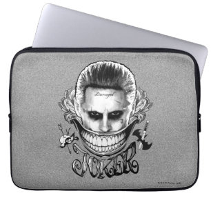 Housse Pour Ordinateur Portable Équipe de suicide Joker Smile