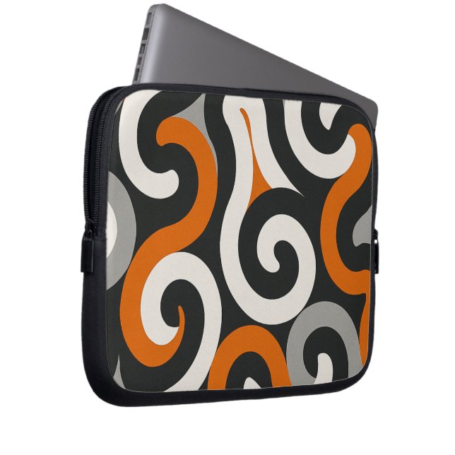Housse Pour Ordinateur Portable Équipe Orange (personnaliser) (Devant droit)