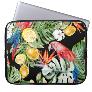Housse Pour Ordinateur Portable Escape exotique : Aquarelle Paradise