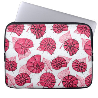 Housse Pour Ordinateur Portable Escargots roses Motif Zoologie de la fille