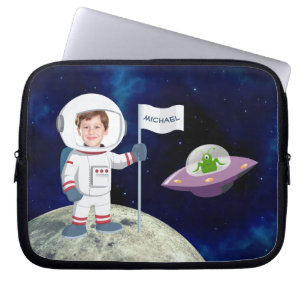 Housse Pour Ordinateur Portable Espace photo personnalisé sur les enfants de la l