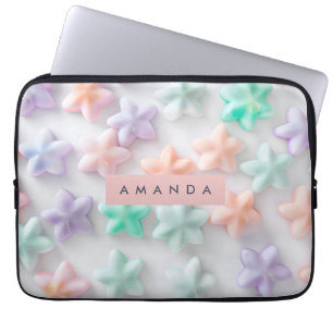 Housse Pour Ordinateur Portable Esthétique Personnalisée Étoilée Pastel Onirique