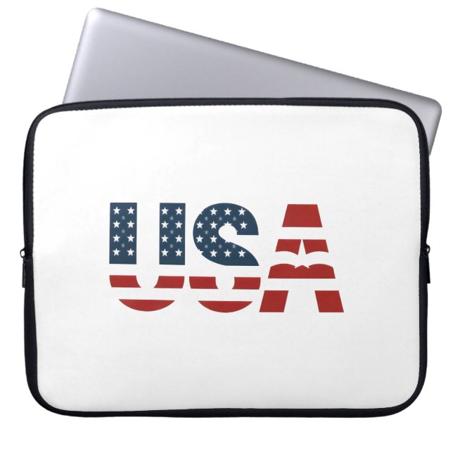 Housse Pour Ordinateur Portable États-Unis (Devant)