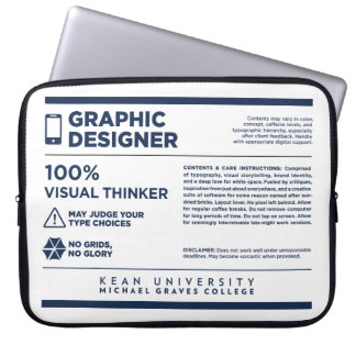 Housse Pour Ordinateur Portable Étiquette de conception graphique Kean MGC