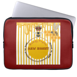 Housse Pour Ordinateur Portable étiquette miel