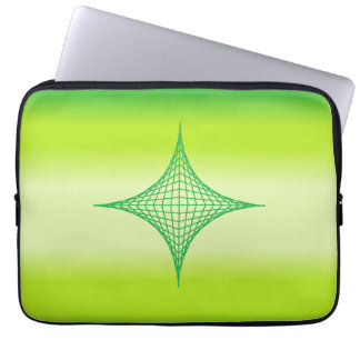 Housse Pour Ordinateur Portable Étoile verte
