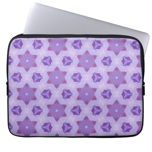 Housse Pour Ordinateur Portable Étoiles violettes (Devant)